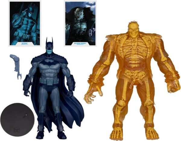 McFarlane Toys - DC Multiverse Batman & Solomon Grundy (Arkham City) Figura de acción de 7 pulgadas y Mega Figura 2pk Etiqueta de Oro - Image 2