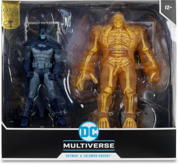 McFarlane Toys - DC Multiverse Batman & Solomon Grundy (Arkham City) Figura de acción de 7 pulgadas y Mega Figura 2pk Etiqueta de Oro - Image 3