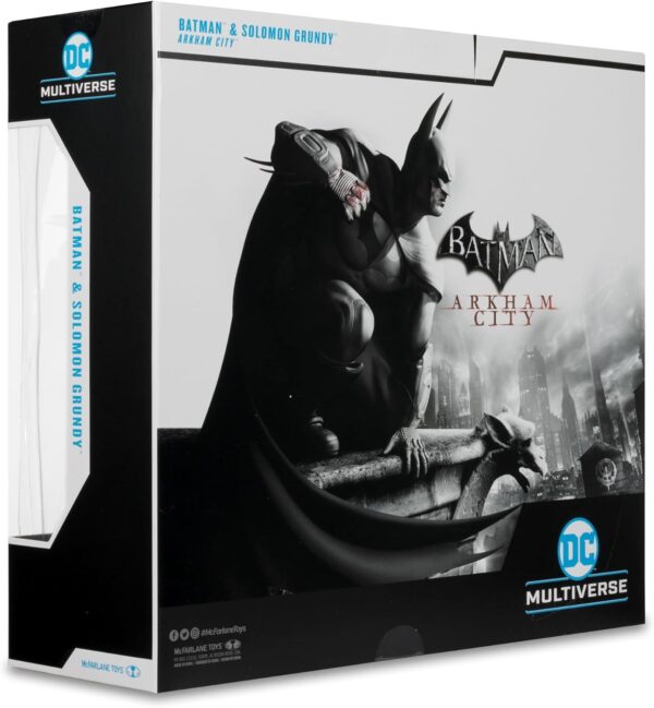 McFarlane Toys - DC Multiverse Batman & Solomon Grundy (Arkham City) Figura de acción de 7 pulgadas y Mega Figura 2pk Etiqueta de Oro - Image 4