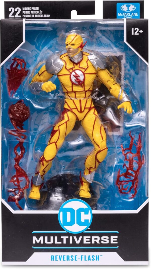 McFarlane Toys DC Gaming Reverse Flash Figura de acción de 7 pulgadas con accesorios - Image 3
