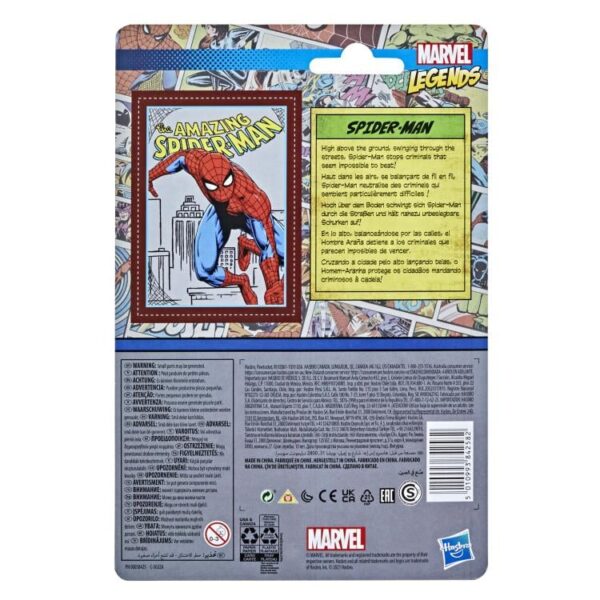 The Amazing Spider-Man Marvel Legends Retro Collection 3.75" Spider-Man - Image 4