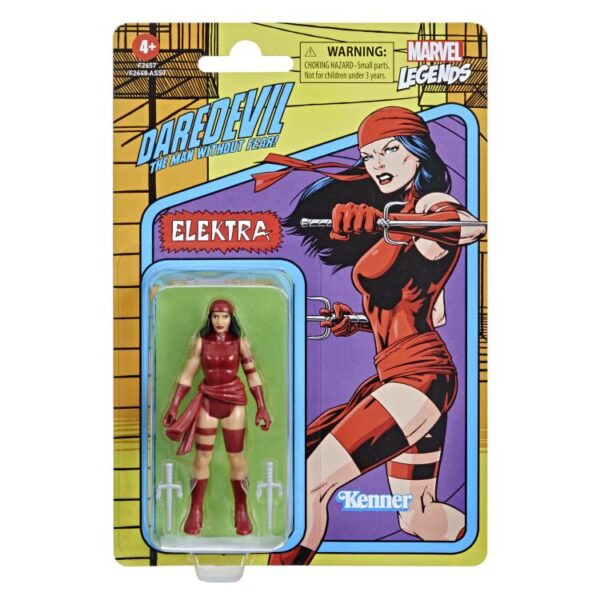 Marvel Legends Retro Collection 3.75" Elektra - Image 3