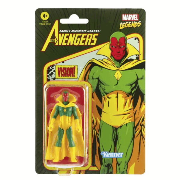 Marvel Legends Retro Collection 3.75" Vision - Image 3