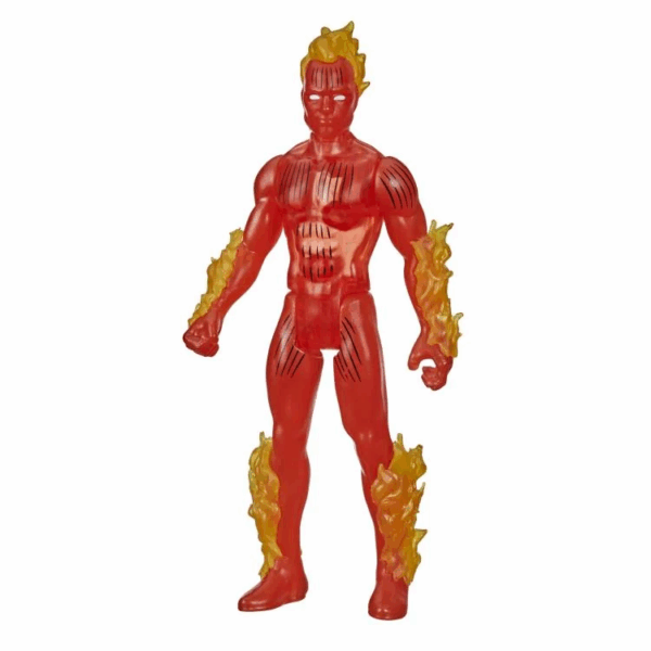 Marvel Legends Retro Collection 3.75" Human Torch - Image 2