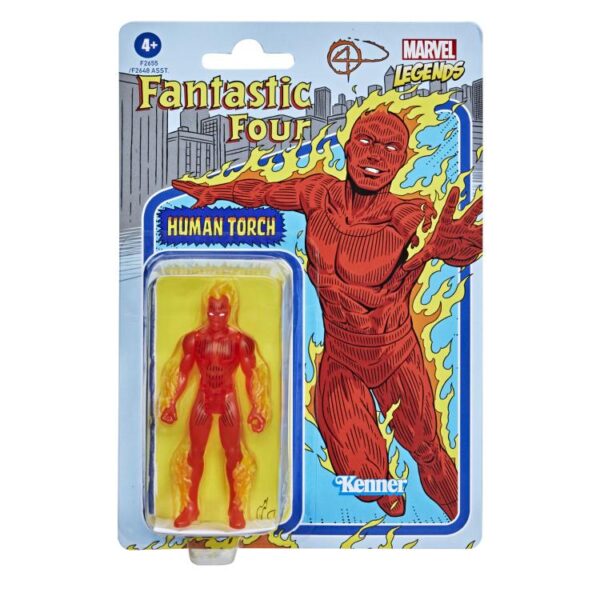 Marvel Legends Retro Collection 3.75" Human Torch - Image 3