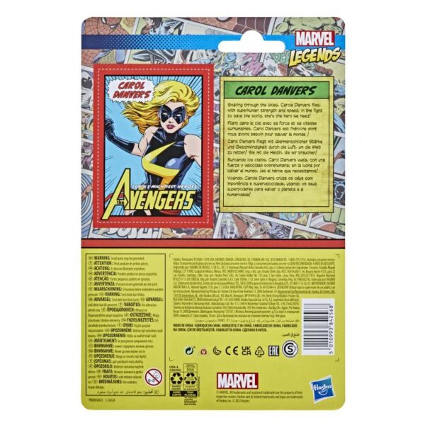 Marvel Legends Retro Collection 3.75" Captain Marvel - Image 4